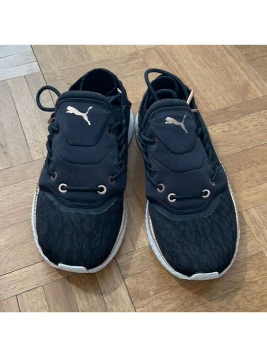 Puma Shoes - Puma Black Lace Sneakers